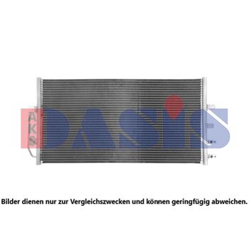 Kondensator, Klimaanlage AKS DASIS 072079N für NISSAN MURANO II (Z51…