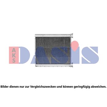 Heat Exchanger, interior heating -- AKS DASIS, Weight [g]: 1000...
