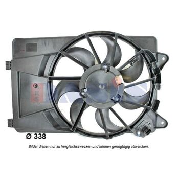 Fan, radiator -- AKS DASIS, FIAT, DOBLO MPV (263_), Box Body / Estate,...