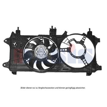 Lüfter, Motorkühlung AKS DASIS 088137N für FIAT DOBLO Großraumlimousine (119_, …