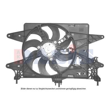 Lüfter, Motorkühlung AKS DASIS 088141N für FIAT DOBLO Großraumlimousine (119_, …