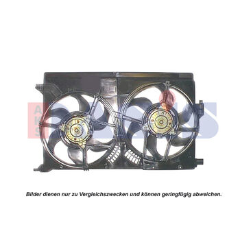 Fan, radiator -- AKS DASIS, FIAT, CROMA (194_), Diameter [mm]: 320...