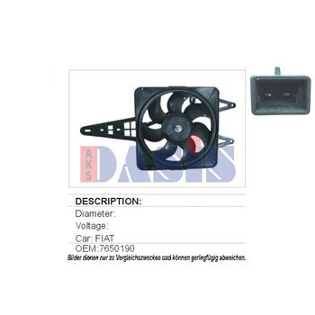 Lüfter, Motorkühlung AKS DASIS 088220N für FIAT CROMA (154_) TEMPRA (159_) …