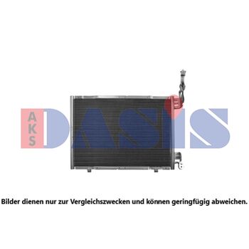 Condenser, air conditioning -- AKS DASIS, Core Dimensions: 540x348x16...