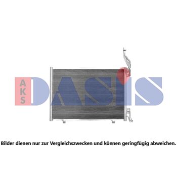 Condenser, air conditioning -- AKS DASIS, Core Dimensions: 505x382x16...