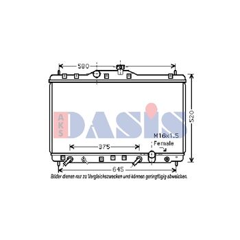 Kühler, Motorkühlung AKS DASIS 100034N für HONDA LEGEND III (KA…