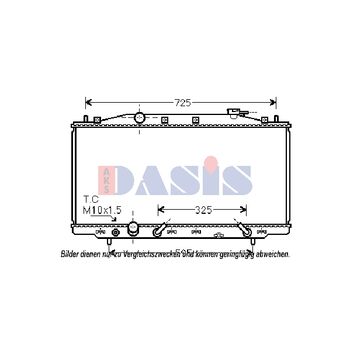 Kühler, Motorkühlung AKS DASIS 100066N für HONDA ACCORD VIII (CU…