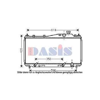 Kühler, Motorkühlung AKS DASIS 100069N für HONDA CIVIC VII Hatchback (EU, EP, EV…