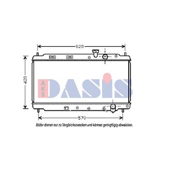 Kühler, Motorkühlung AKS DASIS 100280N für HONDA INTEGRA Coupe (DC2, DC4…