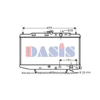 Kühler, Motorkühlung AKS DASIS 100321N für HONDA CIVIC IV Hatchback (EC, ED, EE…