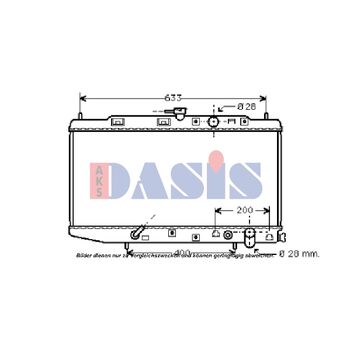 Kühler, Motorkühlung AKS DASIS 100331N für HONDA CIVIC IV Hatchback (EC, ED, EE…