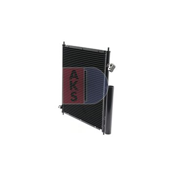 Kondensator, Klimaanlage AKS DASIS 102006N für HONDA JAZZ II (GD_, GE3, GE2…