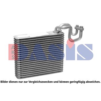 Verdampfer, Klimaanlage AKS DASIS 102057N für HONDA CIVIC VII Hatchback (EU, EP…