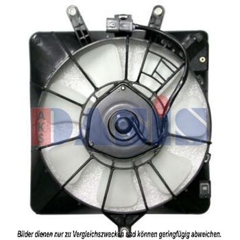 Fan, radiator -- AKS DASIS, HONDA, JAZZ II (GD_, GE3), GE3, GE2)...