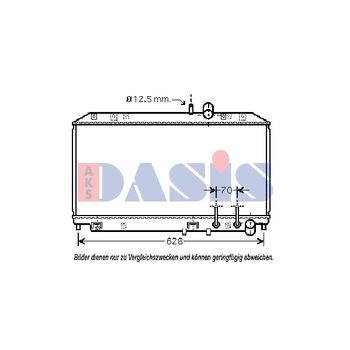 Kühler, Motorkühlung AKS DASIS 110046N für MAZDA RX-8 (SE, FE…