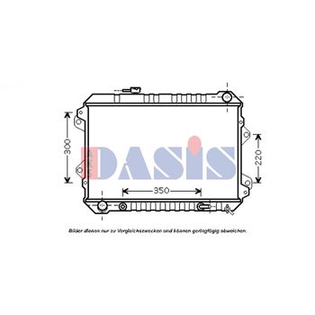Kühler, Motorkühlung AKS DASIS 110049N