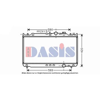 Radiator, engine cooling -- AKS DASIS, MAZDA, 626 V Station Wagon (GW),...