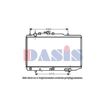 Kühler, Motorkühlung AKS DASIS 110068N für MAZDA 121 II (DB…