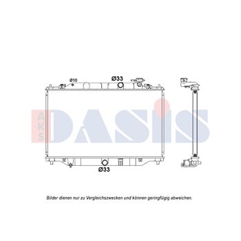 Kühler, Motorkühlung AKS DASIS 110084N für MAZDA CX-5 (KE, GH…