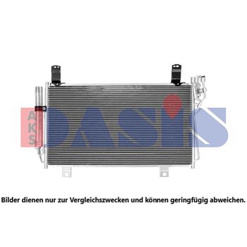 Condenser, air conditioning -- AKS DASIS, Length [mm]: 550...