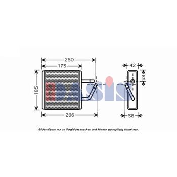 Heat Exchanger, interior heating -- AKS DASIS, MAZDA, 323 F V (BA), P,...