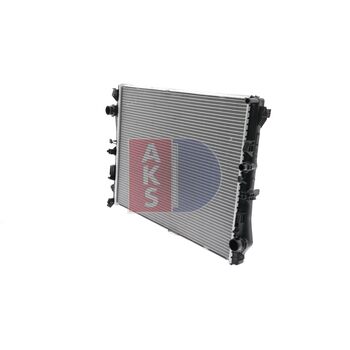 Radiator, engine cooling -- AKS DASIS, Core Dimensions: 640x500x26