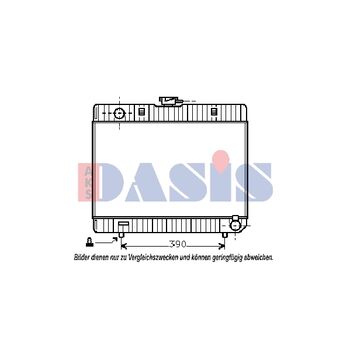 Radiator, engine cooling -- AKS DASIS, MERCEDES-BENZ, COUPE (C123), ...