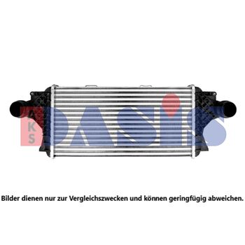 Ladeluftkühler AKS DASIS 127002N für MERCEDES-BENZ GLE (W166) GLE Coupe (C292) …
