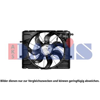Fan Wheel, engine cooling -- AKS DASIS, Weight [kg]: 3,5...