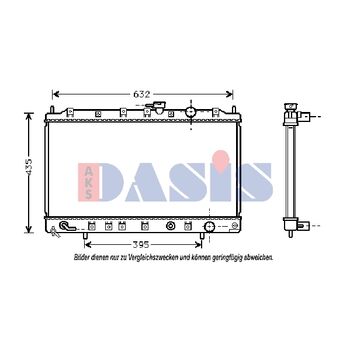 Kühler, Motorkühlung AKS DASIS 140013N für MITSUBISHI SPACE WAGON (N3_W, N4_W…