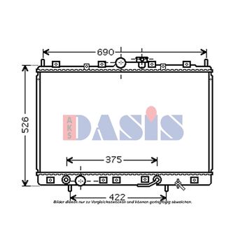 Kühler, Motorkühlung AKS DASIS 140062N für MITSUBISHI SPACE WAGON (N9_W, N8_W…