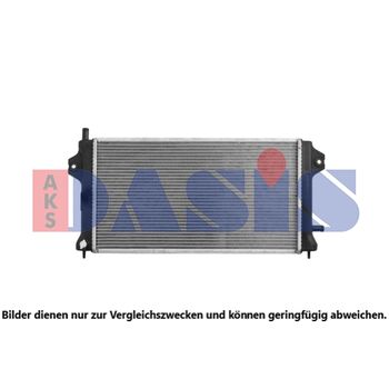 Kühler, Motorkühlung AKS DASIS 140115N für MITSUBISHI OUTLANDER III (GG_W, GF_W…