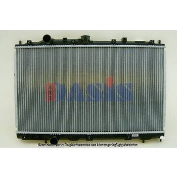 Radiator, engine cooling -- AKS DASIS, Length [mm]: 682, Width [mm]: 375...