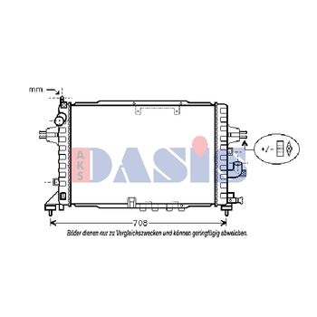 Kühler, Motorkühlung AKS DASIS 150064N für OPEL ASTRA H (A04) ASTRA H GTC (A04) …