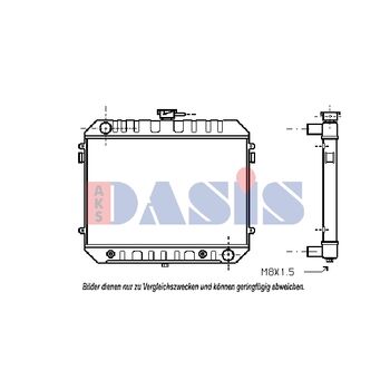 Radiator, engine cooling -- AKS DASIS, OPEL, COMMODORE A Coupe...