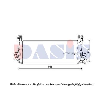 Ladeluftkühler AKS DASIS 157049N für OPEL ASTRA J (P10) ASTRA J Stufenheck ASTRA…