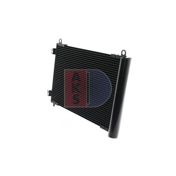 Kondensator, Klimaanlage AKS DASIS 162011N für PEUGEOT 206 Schrägheck (2A/C) 206…