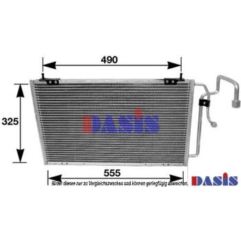 Condenser, air conditioning -- AKS DASIS, PEUGEOT, 405 II (4B), Break...