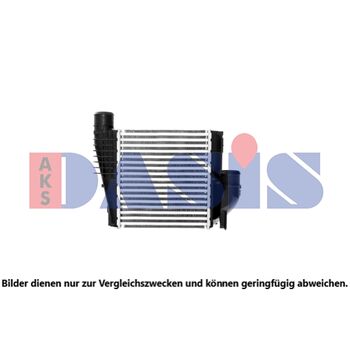 Ladeluftkühler AKS DASIS 167021N für OPEL GRANDLAND X (A18) PEUGEOT 308 (4A_, …