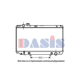 Kühler, Motorkühlung AKS DASIS 210107N für LEXUS GS (JZS147_…