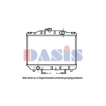 Kühler, Motorkühlung AKS DASIS 210200N für TOYOTA STARLET (KP6_…