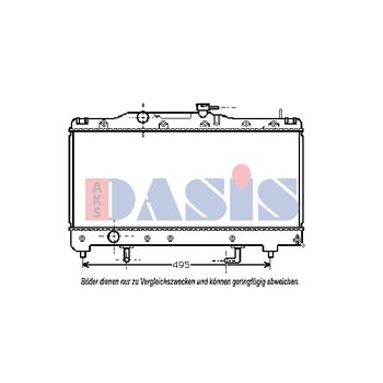 Radiator, engine cooling -- AKS DASIS, TOYOTA, CARINA E Saloon (_T19_),...