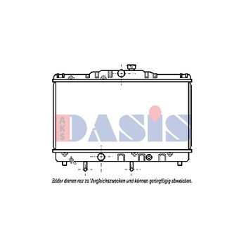 Kühler, Motorkühlung AKS DASIS 211510N für TOYOTA COROLLA Liftback (_E9_) …