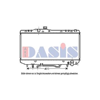 Radiator, engine cooling -- AKS DASIS, TOYOTA, CELICA Coupe (_T18_), ...