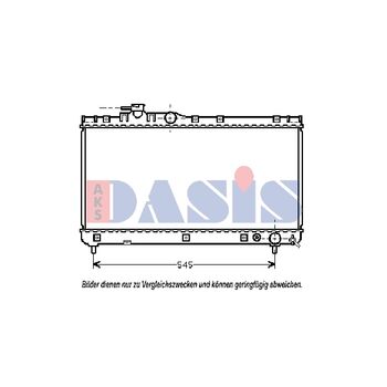 Radiator, engine cooling -- AKS DASIS, TOYOTA, CELICA Coupe (_T20_), ...