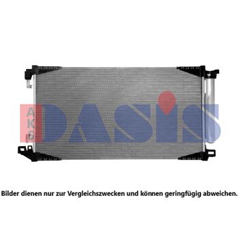 Condenser, air conditioning -- AKS DASIS, Length [mm]: 590...