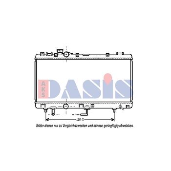 Kühler, Motorkühlung AKS DASIS 213460N für TOYOTA PASEO Coupe (EL54_) PASEO …