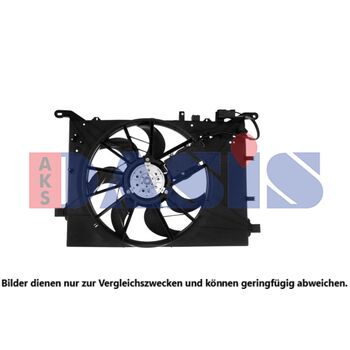 Fan, radiator -- AKS DASIS, VOLVO, 940 Kombi (945), (944), 960 (965),...