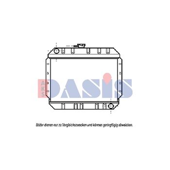 Radiator, engine cooling -- AKS DASIS, FORD, TRANSIT Box (81E), Bus...