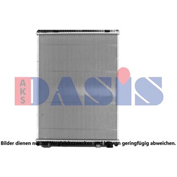Radiator, engine cooling -- AKS DASIS, Core Dimensions: 817x608x40